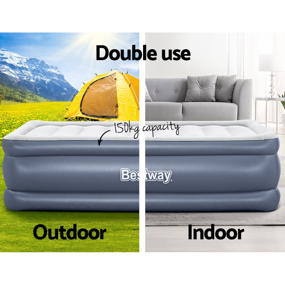 Bestway Mattress Air Bed Single Size 51CM Inflatable Camping Beds Home Outdoor-3