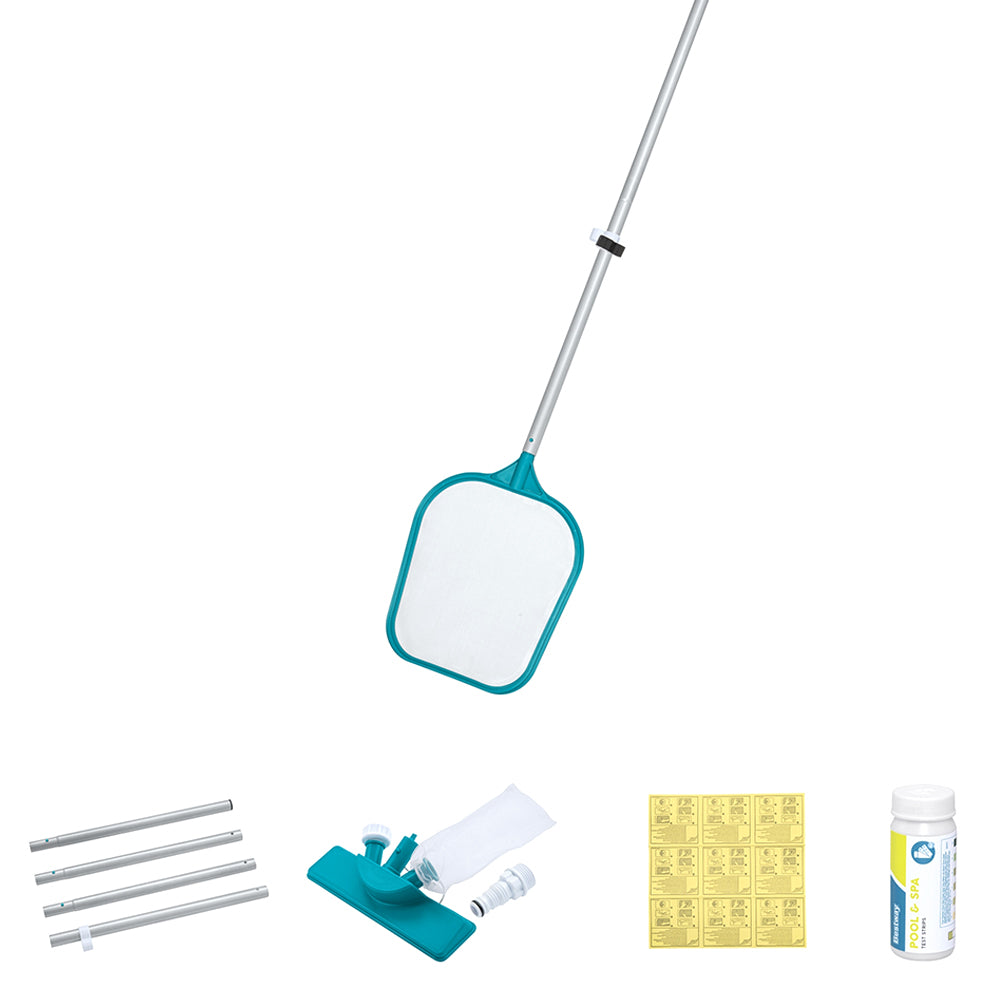Bestway Pool Cleaner Vacuum Chemical Dispenser Thermometer Swimming Pools Cleaning Kit-2