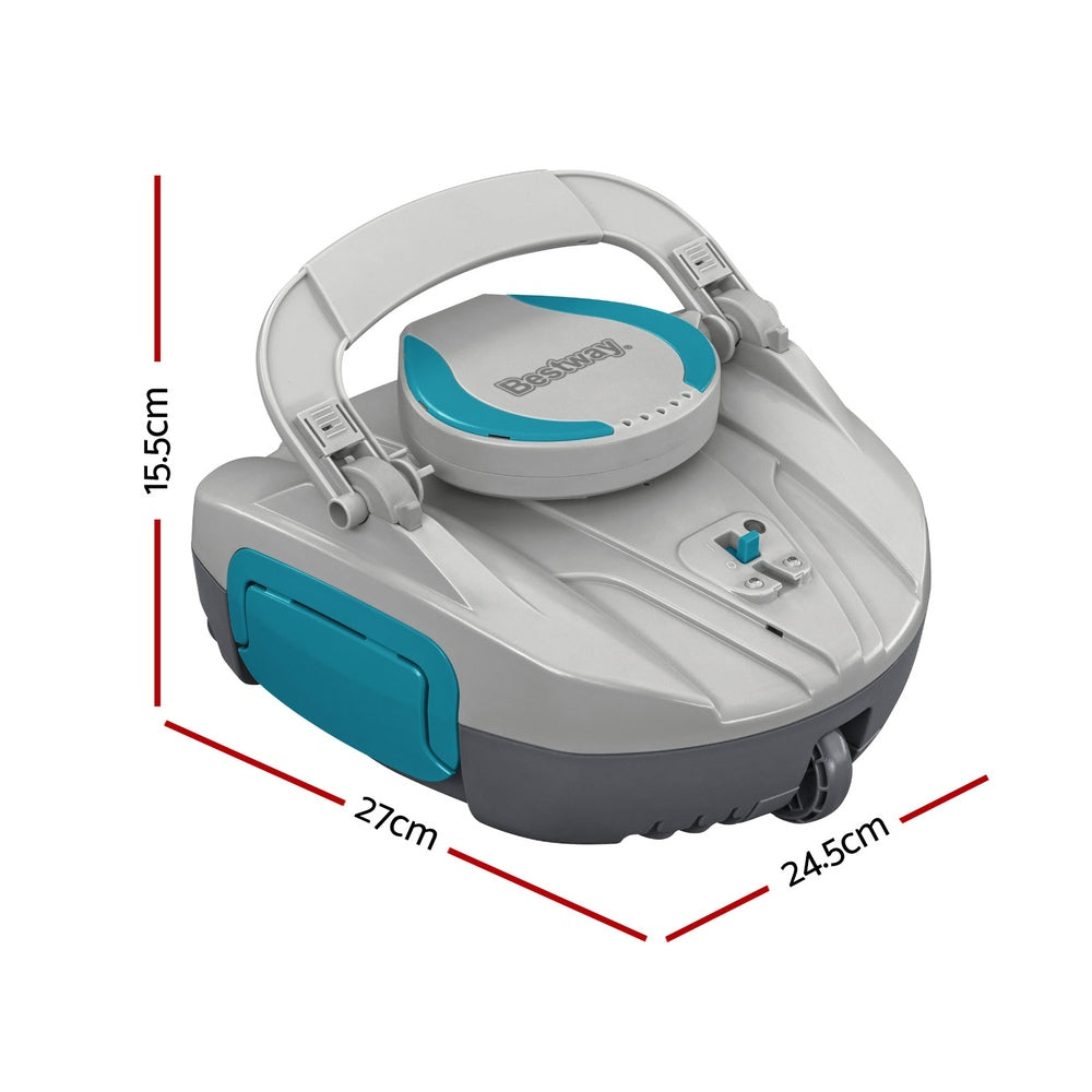 Bestway Robotic Pool Cleaner Cordless Automatic Robot Clean Swimming Pools Floor-1
