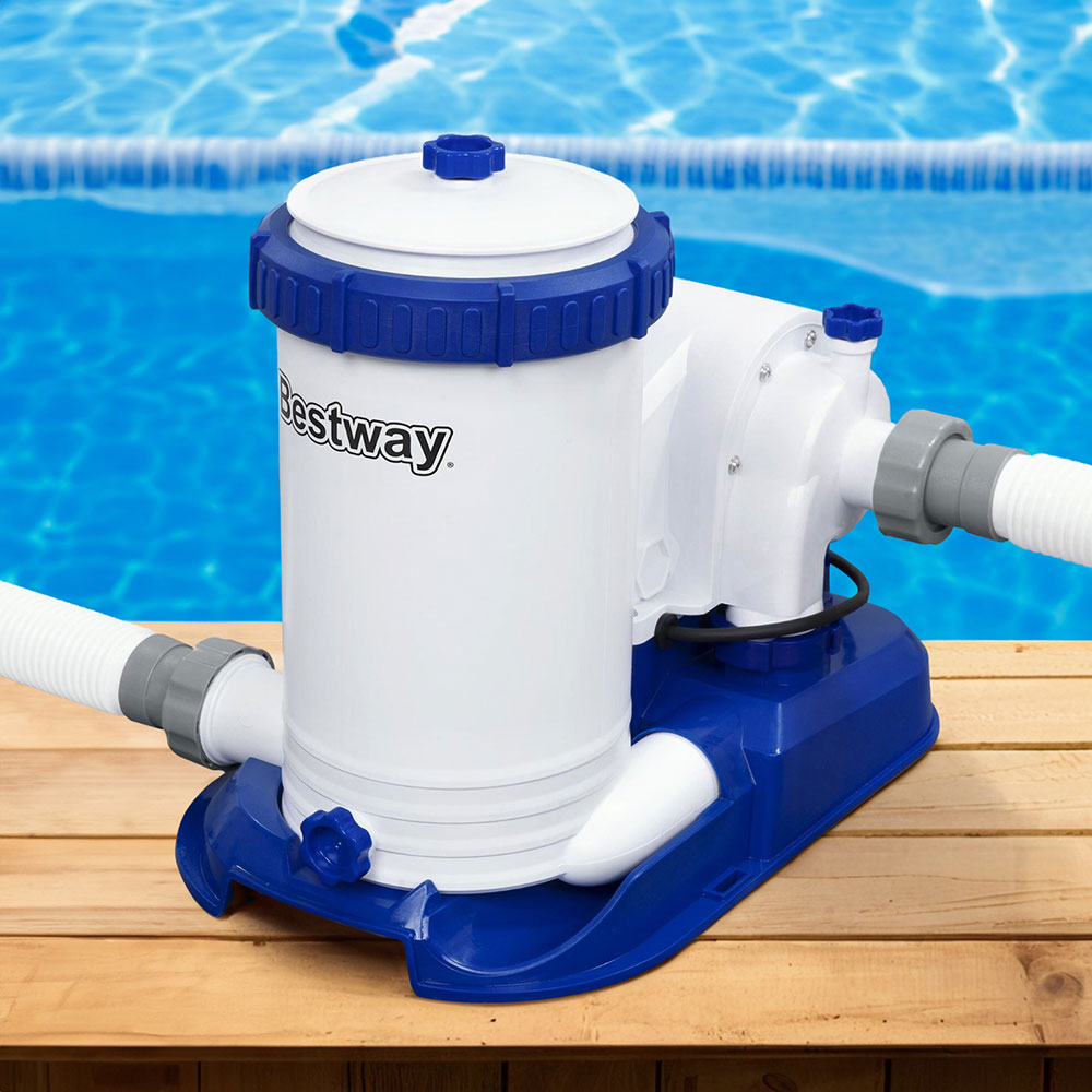 Bestway Pool Pump Cartridge Filter 2500GPH 9463L/H Flowclear Filters Cleaner-7