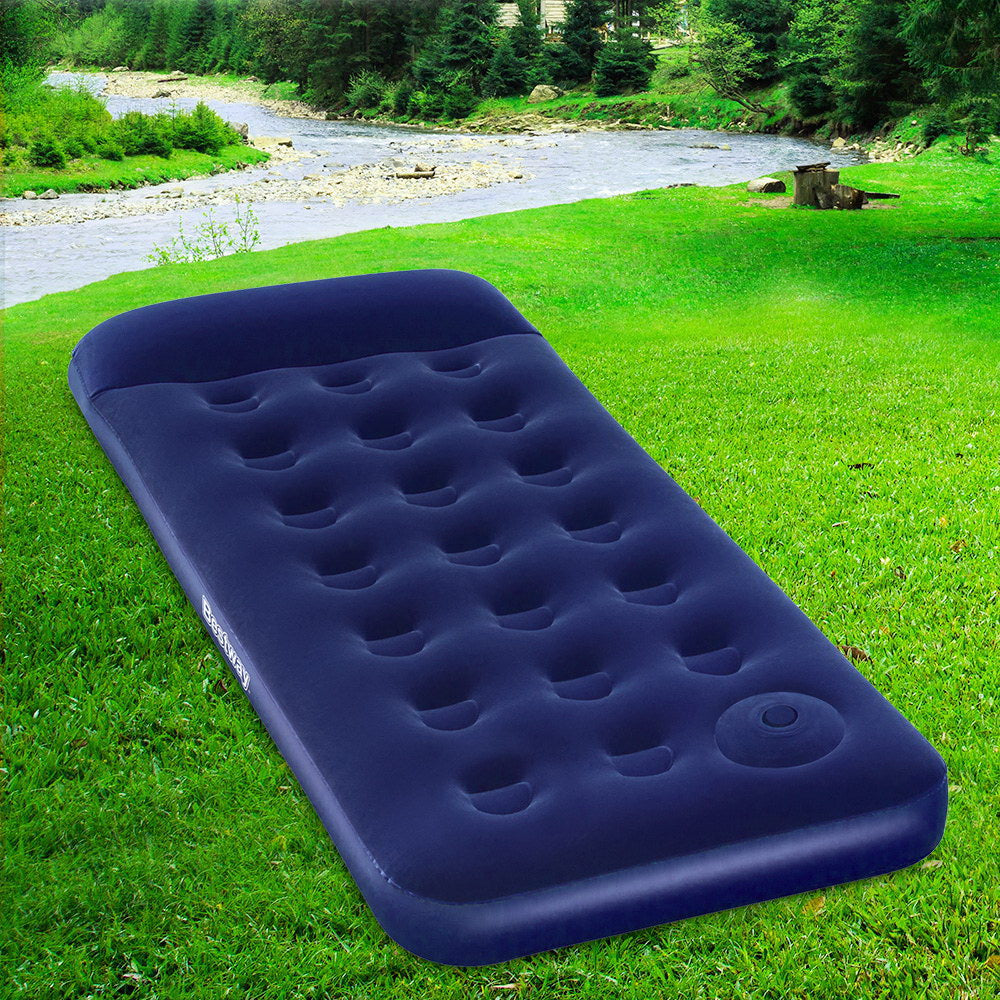 Bestway Single Size Inflatable Air Mattress - Navy-7