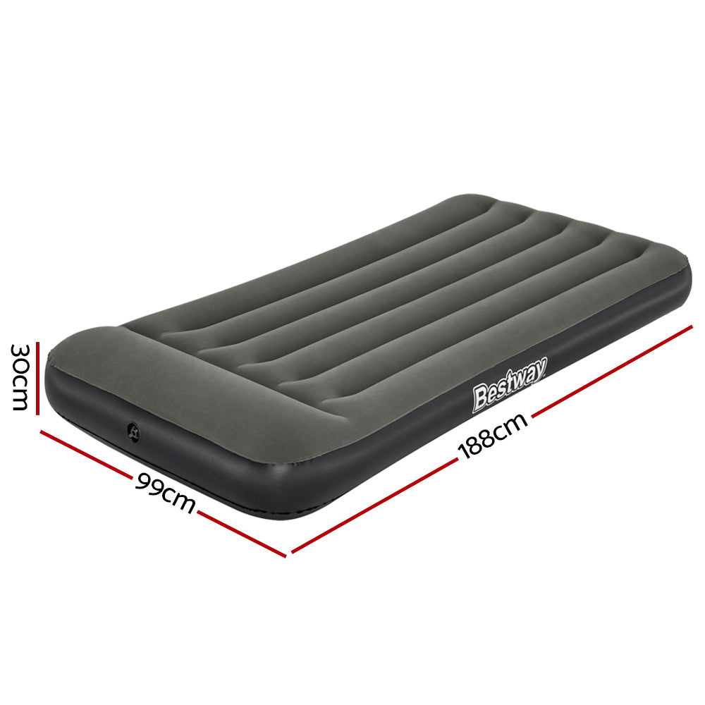 Bestway Air Mattress Single Inflatable Bed 30cm Airbed Grey-1