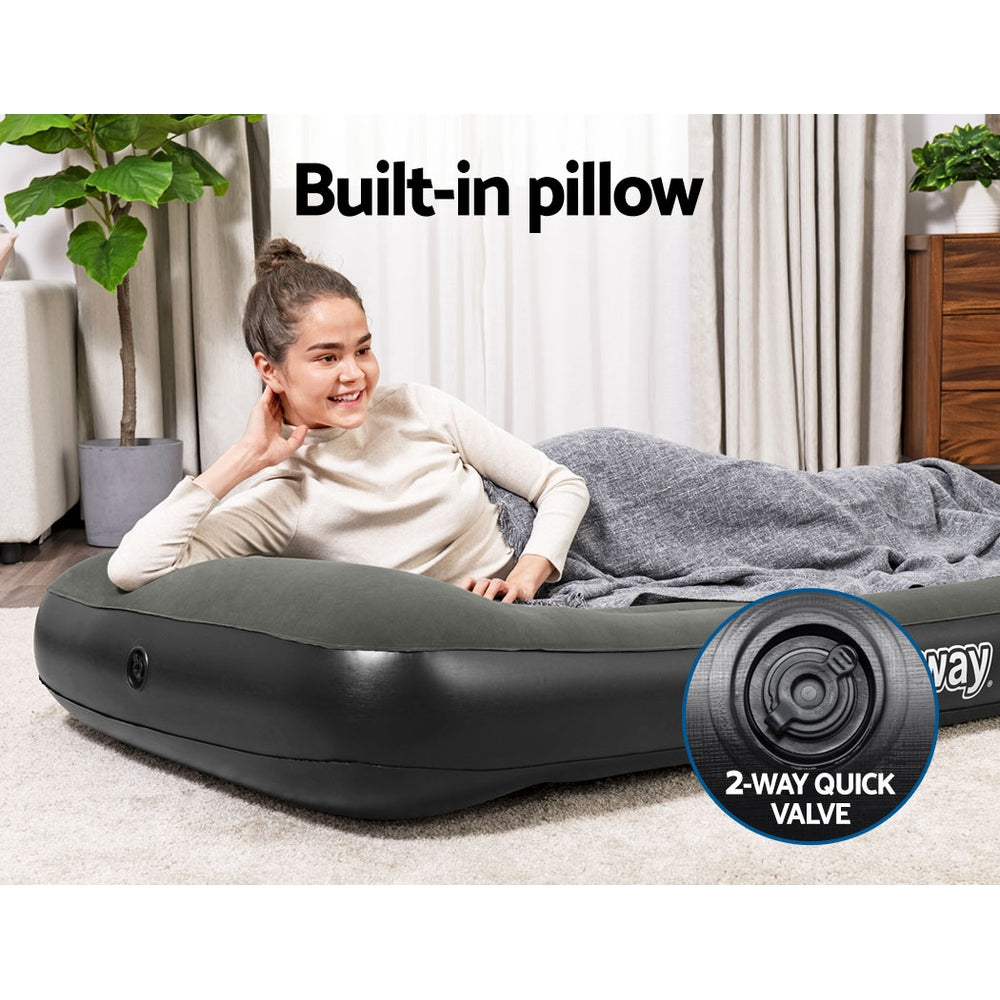 Bestway Air Mattress Single Inflatable Bed 30cm Airbed Grey-5