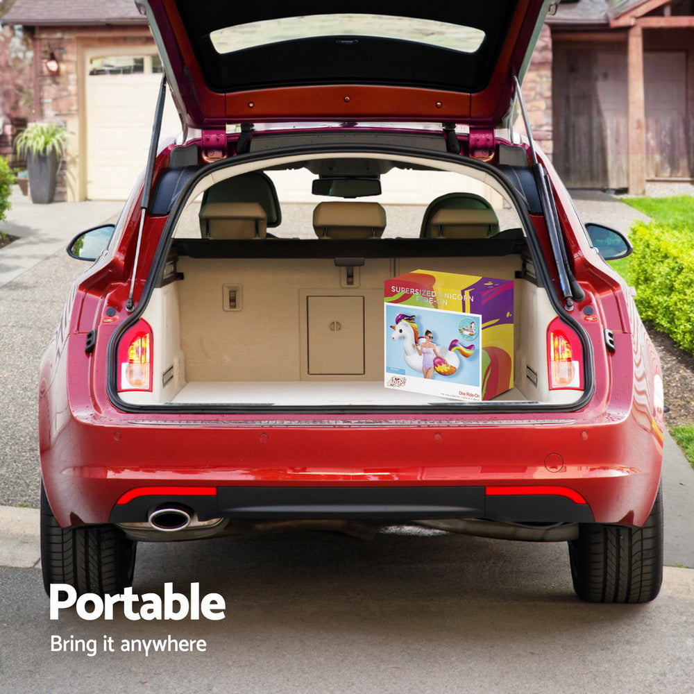 Bestway Unicorn Float Rider Inflatable Ride On Floating Pool Lounger 224x156CM-5