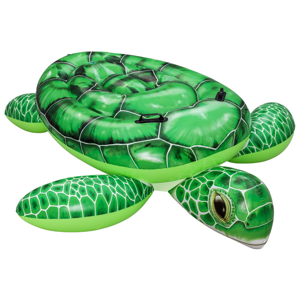 Bestway Float Turtle Rider Inflatable Ride On Floating Pool Lounger 153x140CM-0
