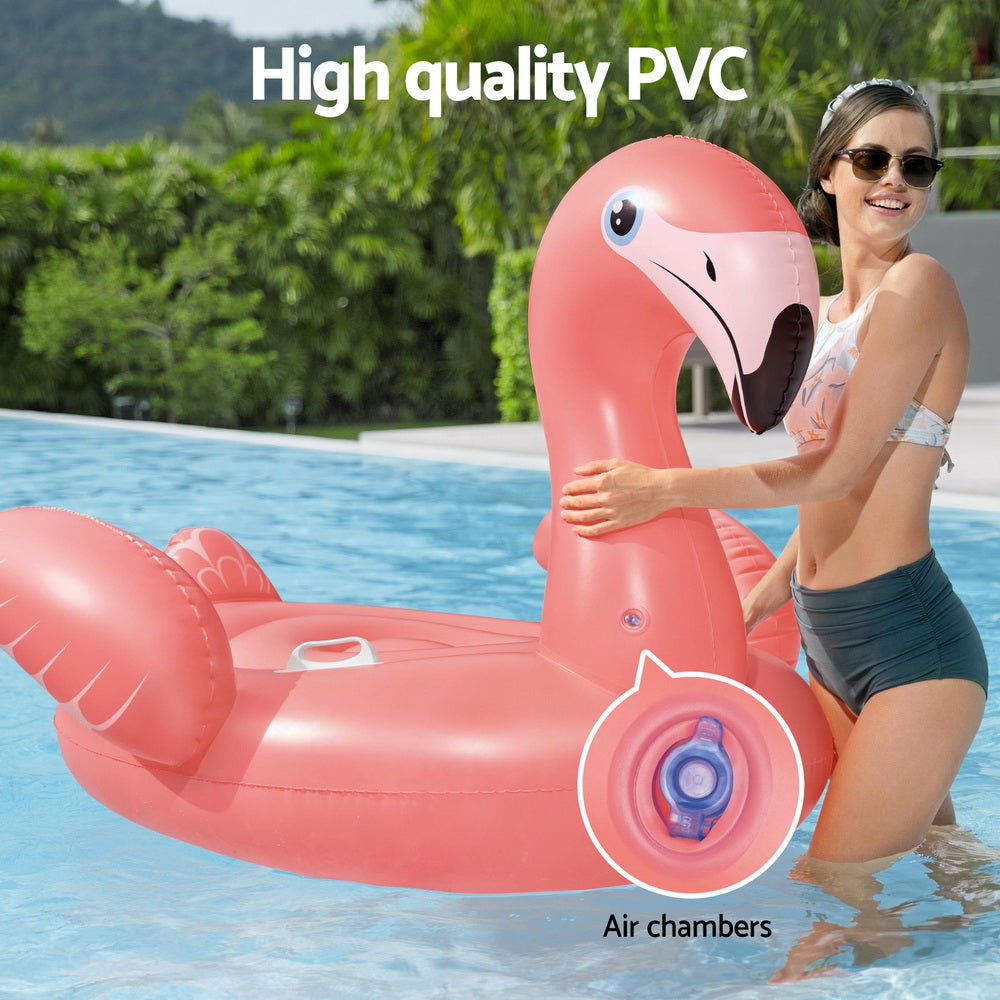 Bestway Flamingo Float Rider Inflatable Ride On Floating Pool Lounger 148x127CM-3