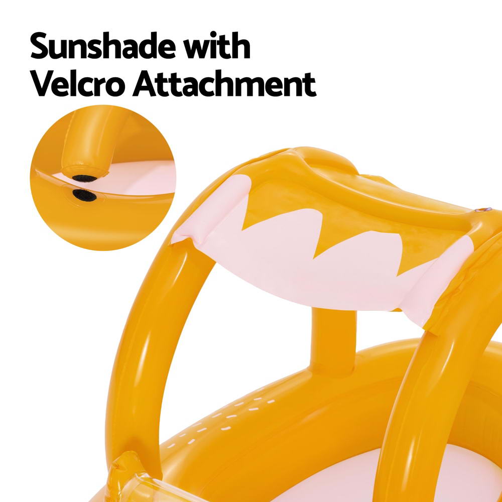 Bestway Kids Inflatable Fox Swim Float Floating Seat Canopy Pool Toys 94x66CM-3