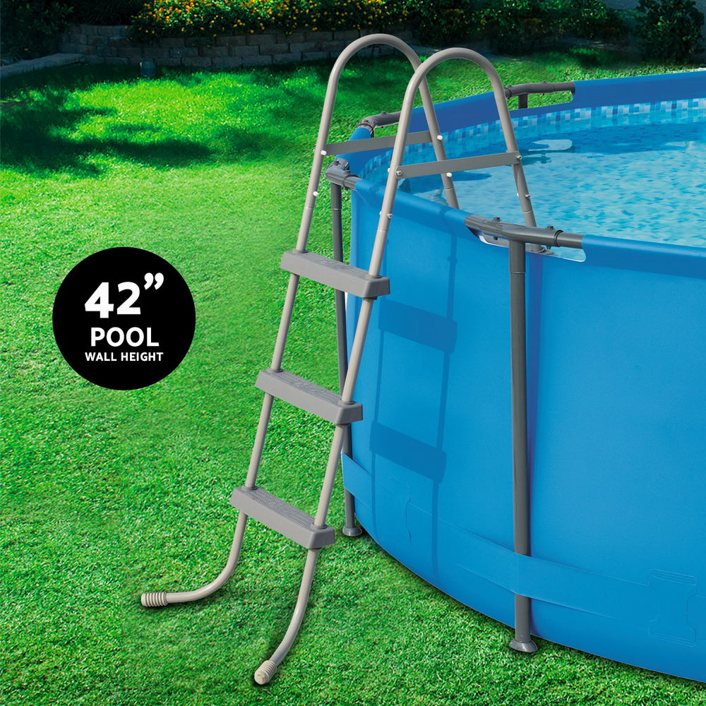 Bestway Above Ground Pool Ladder with Removable Steps-3