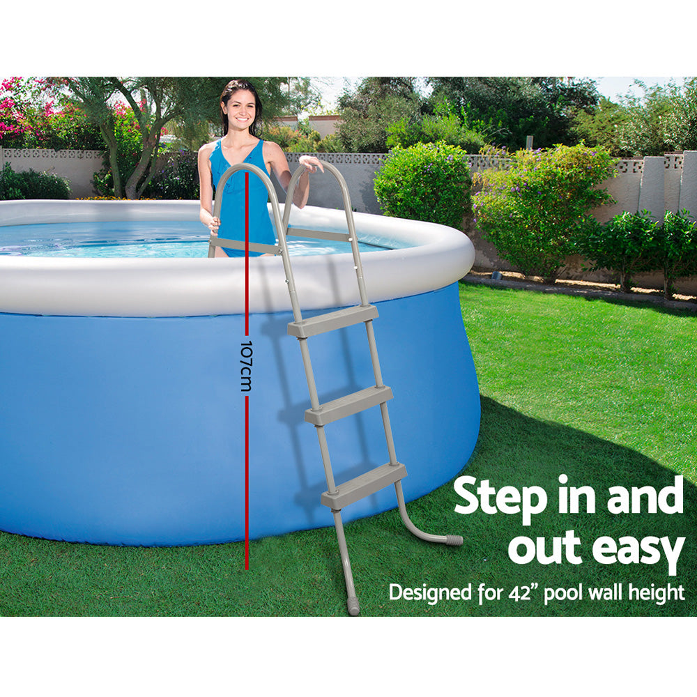 Bestway Above Ground Pool Ladder with Removable Steps-5