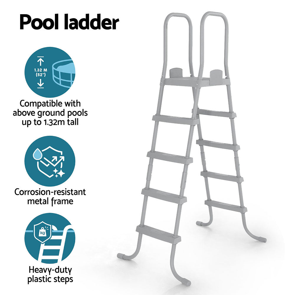 Bestway Above Ground Pool Ladder with Removable Steps-4