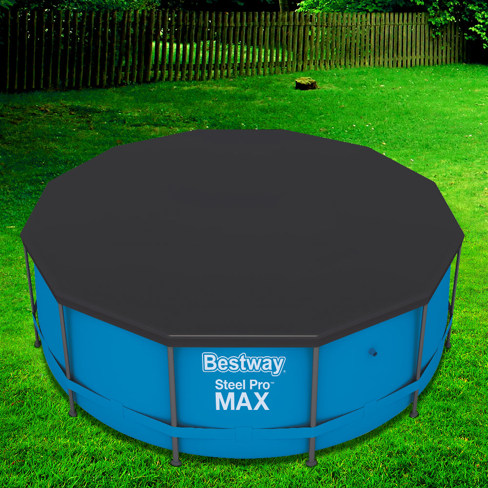 Bestway Pool Cover Fits 3.66m/12ft Round Swimming Pool PVC Blanket 3.7m-0