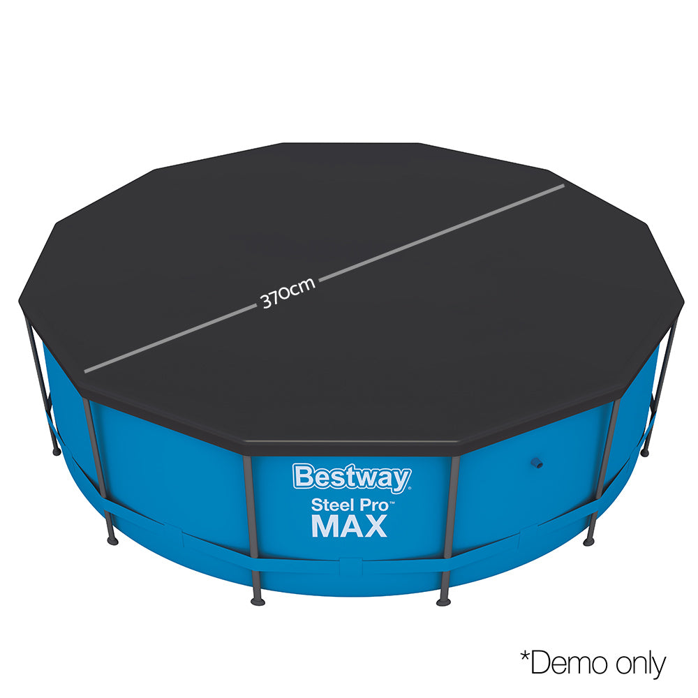 Bestway Pool Cover Fits 3.66m/12ft Round Swimming Pool PVC Blanket 3.7m-1