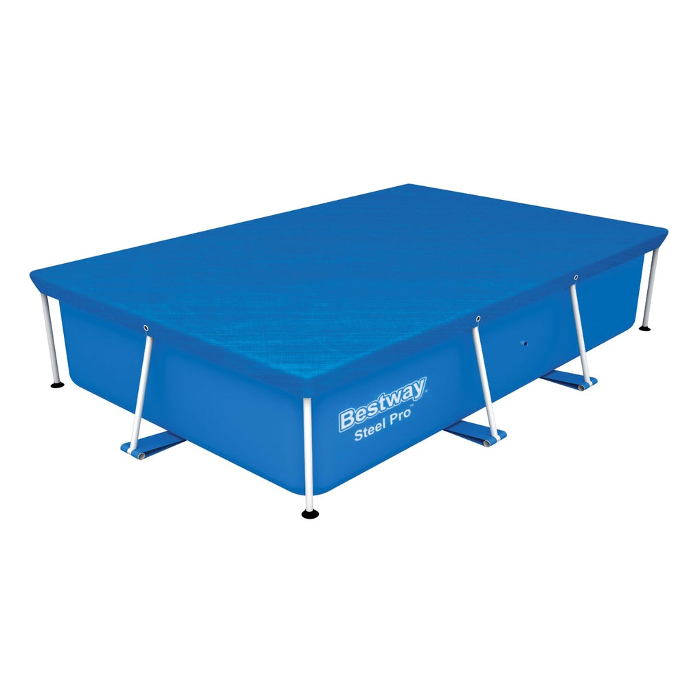 Bestway Pool Cover 264x174cm Rectangle Swimming Pool PE Shelter Fits 259x170cm Pools-0
