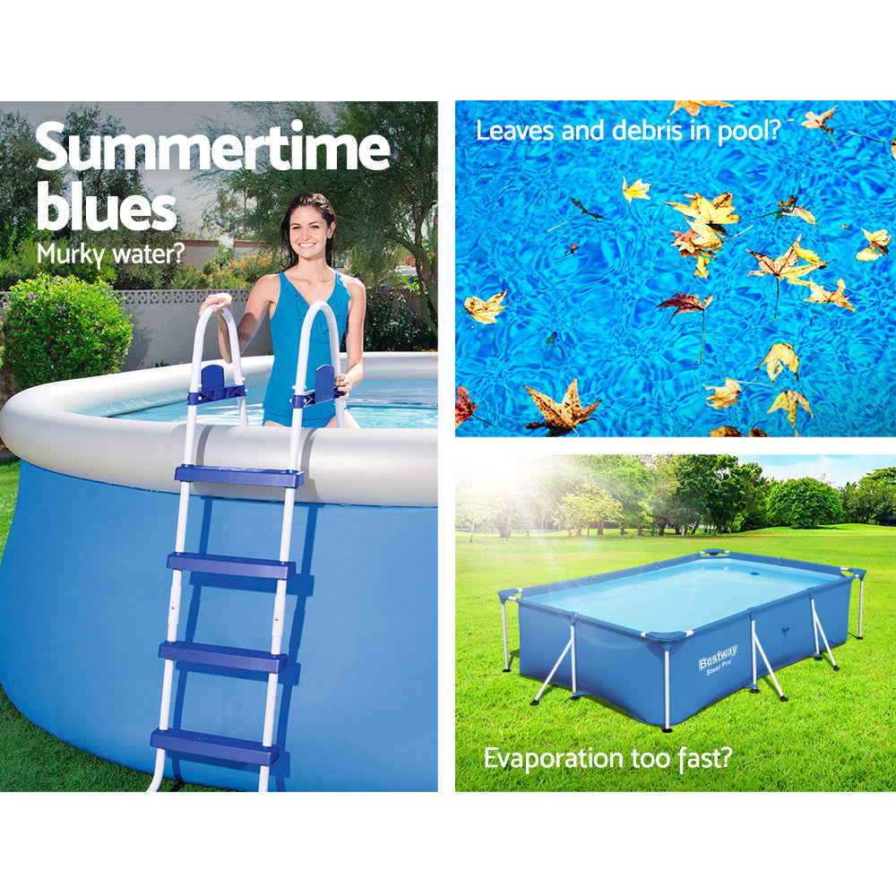Bestway 58017 Pool Cover Fits 4x2.11m Above Ground Swimming Pool PE Blanket-3