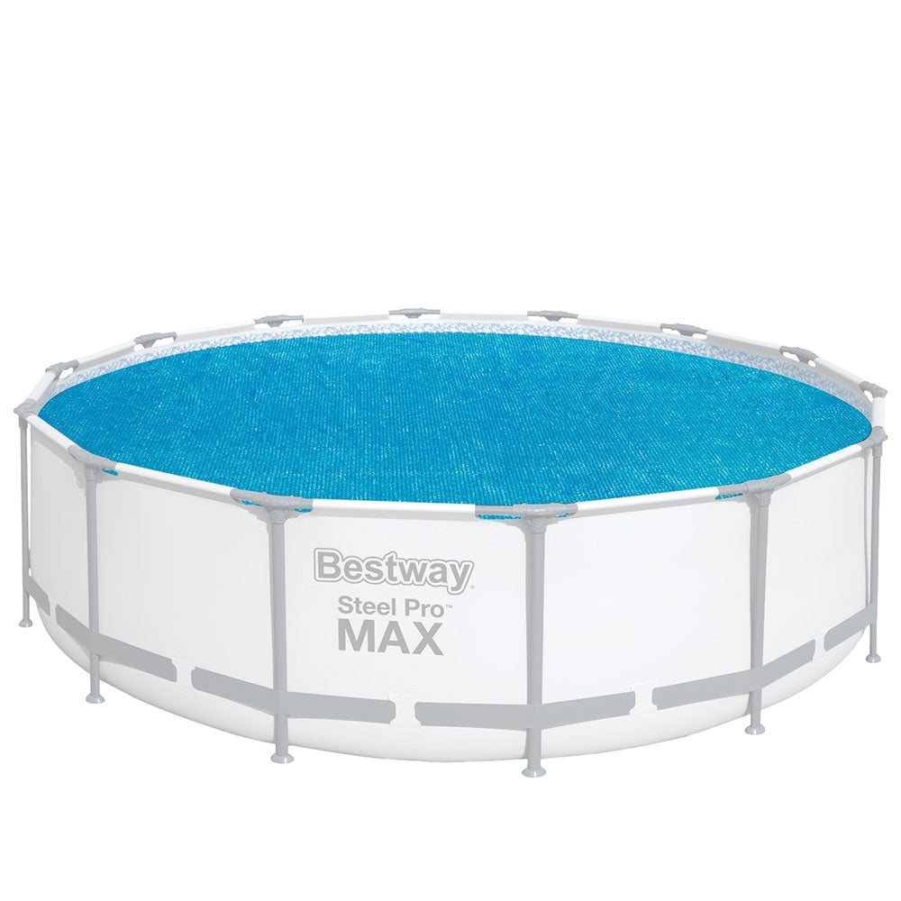 Bestway Pool Cover Solar Fits 4.17m Round Above Ground Swimming Pool Blanket-6