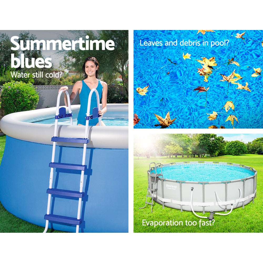 Bestway Pool Cover Fits 3.05m/10ft Round Swimming Pool PVC Blanket 2.89m-3