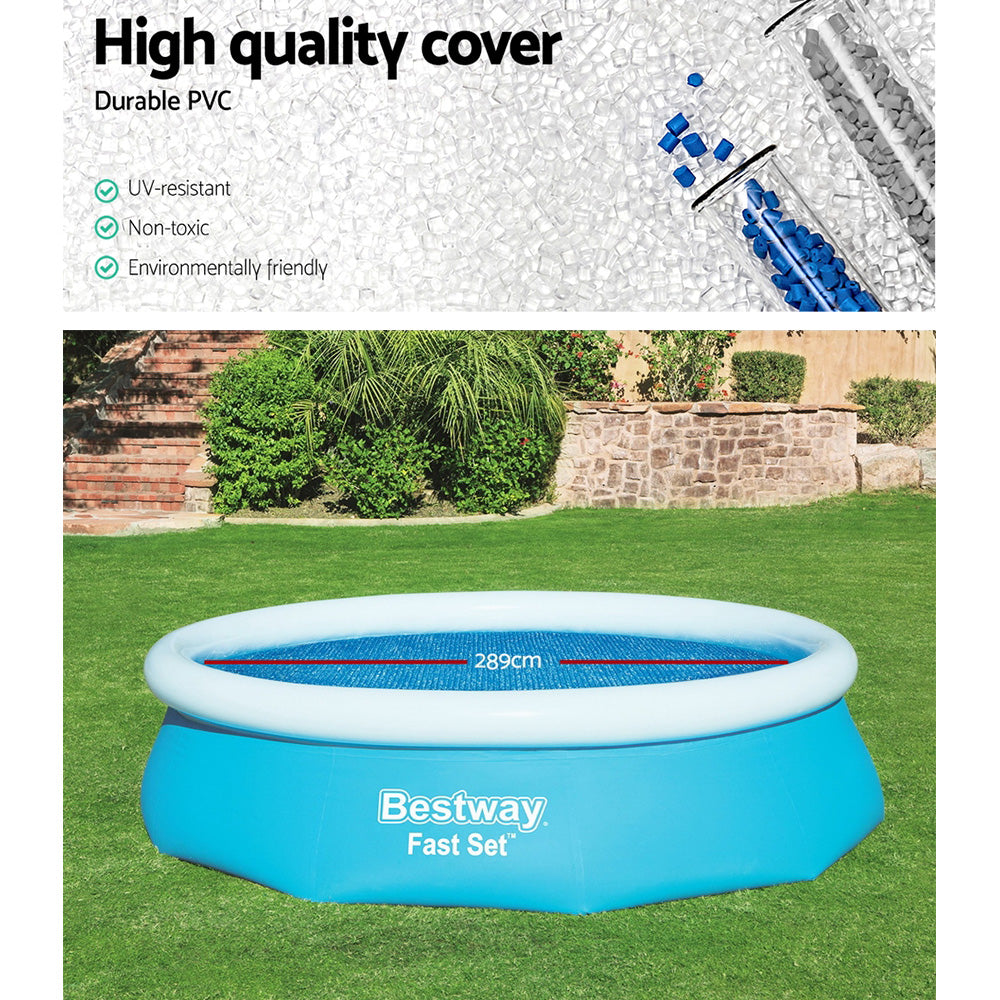 Bestway Pool Cover Fits 3.05m/10ft Round Swimming Pool PVC Blanket 2.89m-5