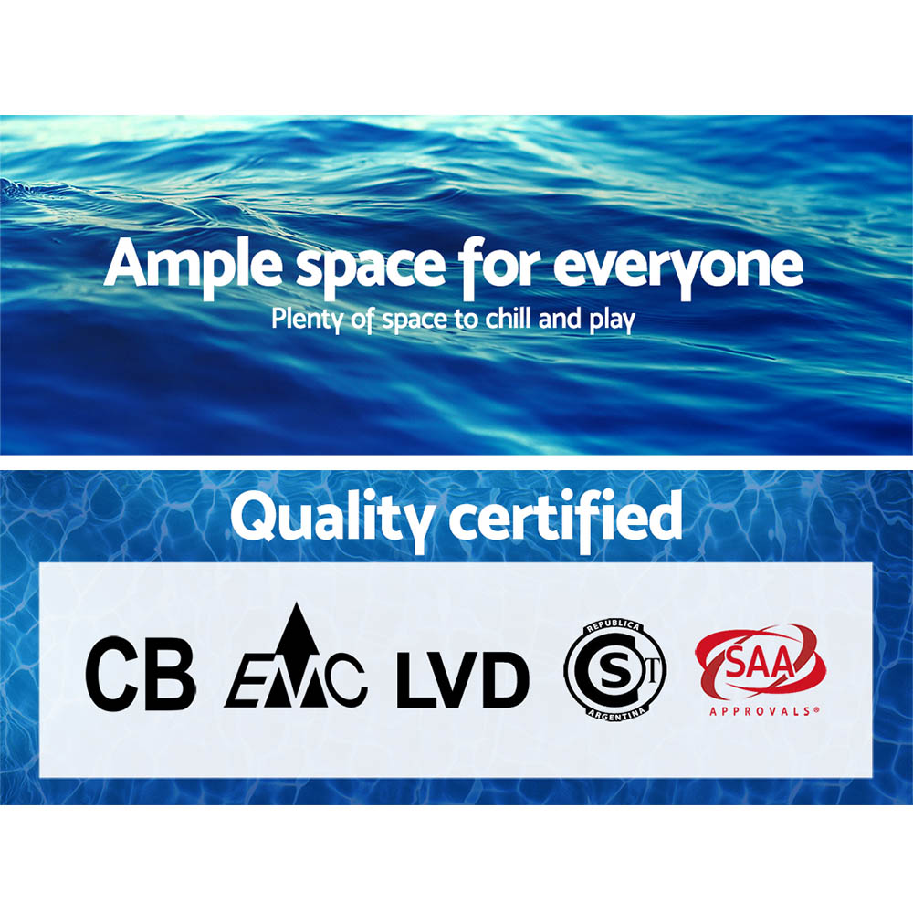 Bestway Swimming Pool 366x76cm Steel Frame Round Above Ground Pools w/ Filter Pump 6473L-6