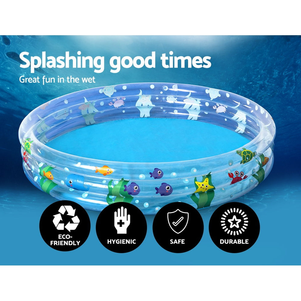 Bestway Swimming Pool Above Ground Play Kids Pools Inflatable Round Family Pool-3