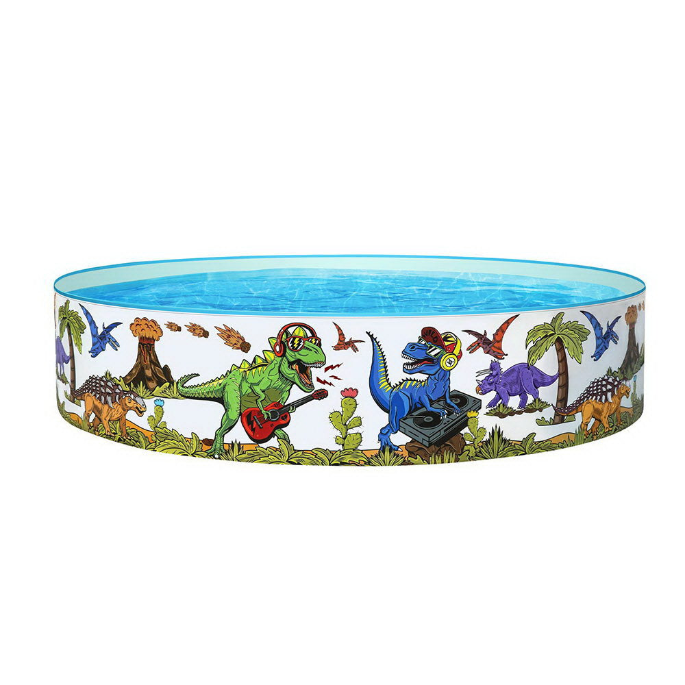 Bestway Kids Pool 183x38cm Round Above Ground Rigid Swimming Pools Dinosaur 946L-2