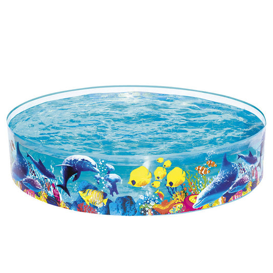 Bestway Kids Pool 183x38cm Round Above Ground Rigid Swimming Pools Undersea 946L-0