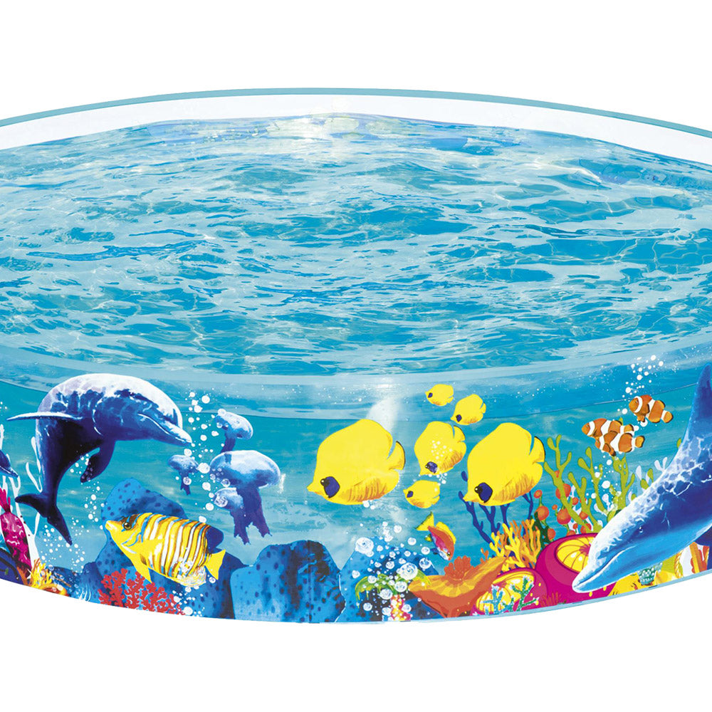 Bestway Kids Pool 183x38cm Round Above Ground Rigid Swimming Pools Undersea 946L-2