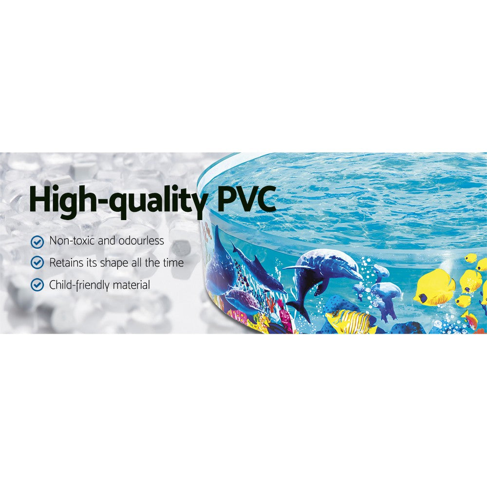 Bestway Kids Pool 183x38cm Round Above Ground Rigid Swimming Pools Undersea 946L-3