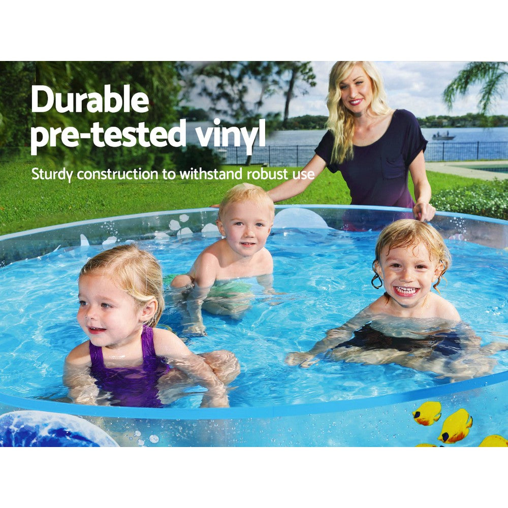 Bestway Kids Pool 183x38cm Round Above Ground Rigid Swimming Pools Undersea 946L-4