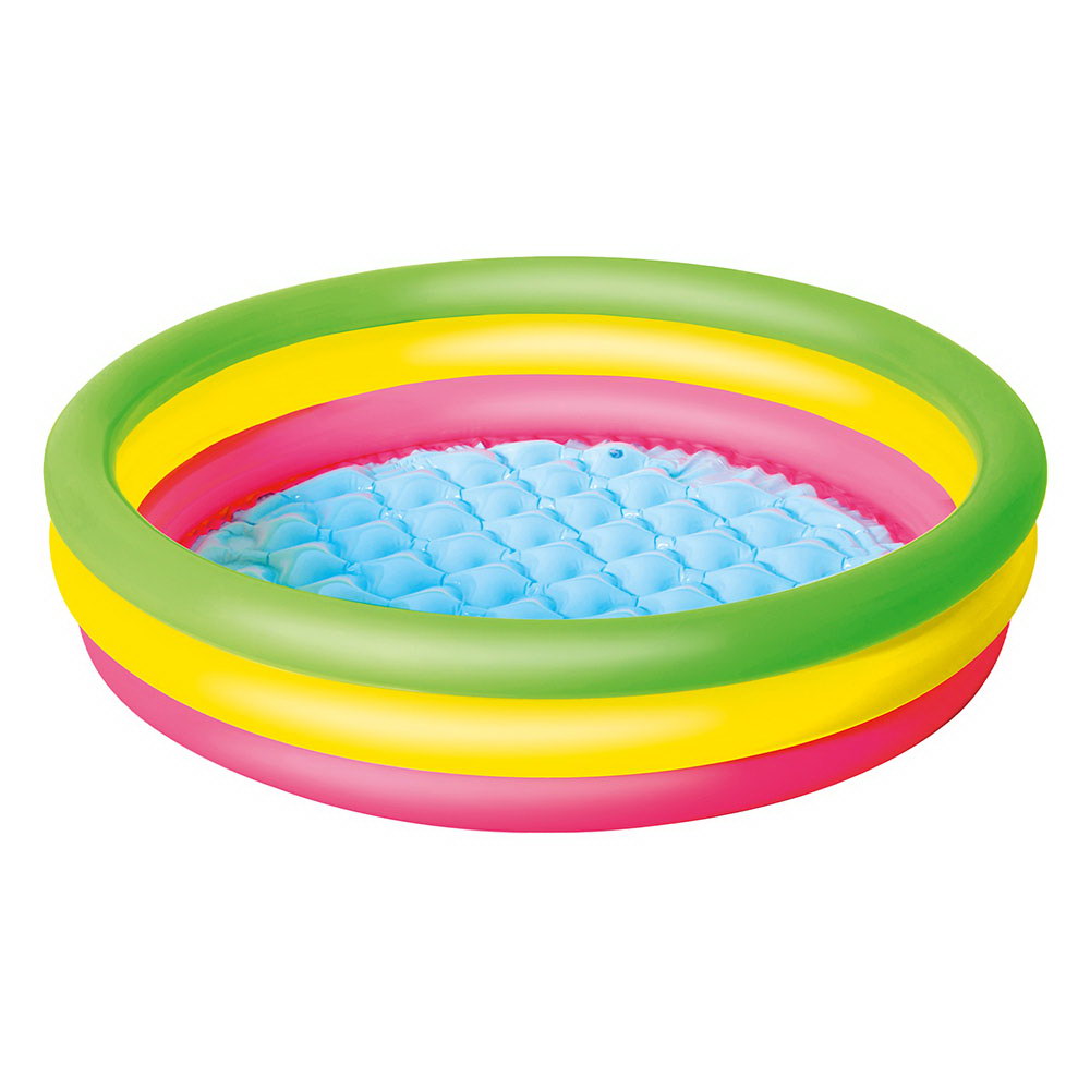 Bestway Kids Inflatable Pool Above Ground Round Splash Pool 102x102x25cm-2