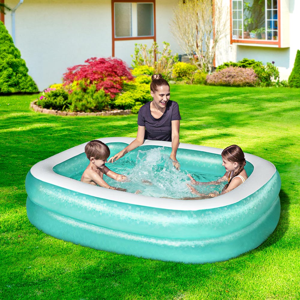 Bestway Kids Pool 200x146x48cm Inflatable Above Ground Swimming Pools 450L-7