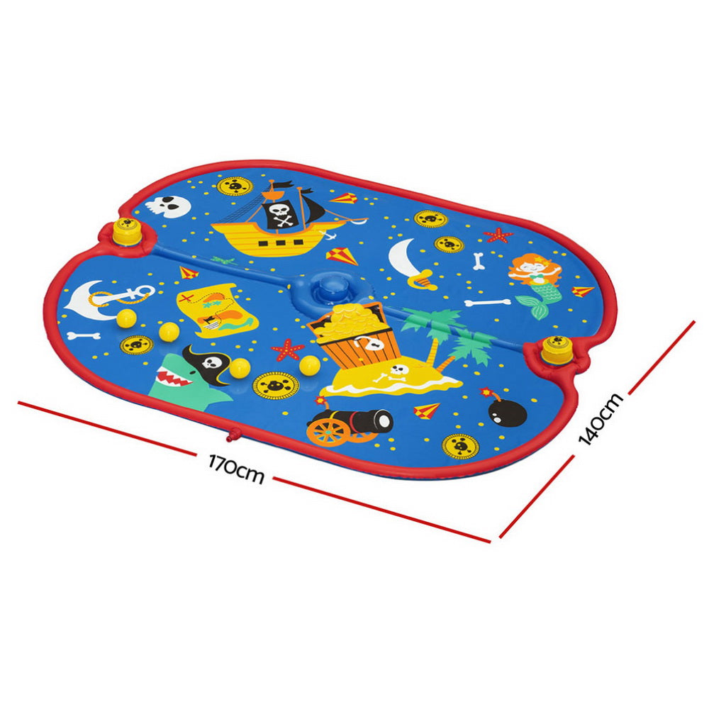 Bestway Kids Splash Pad Pool Sprinkler Spray Play Mat Water Fun Toys 170cm x140cm-1