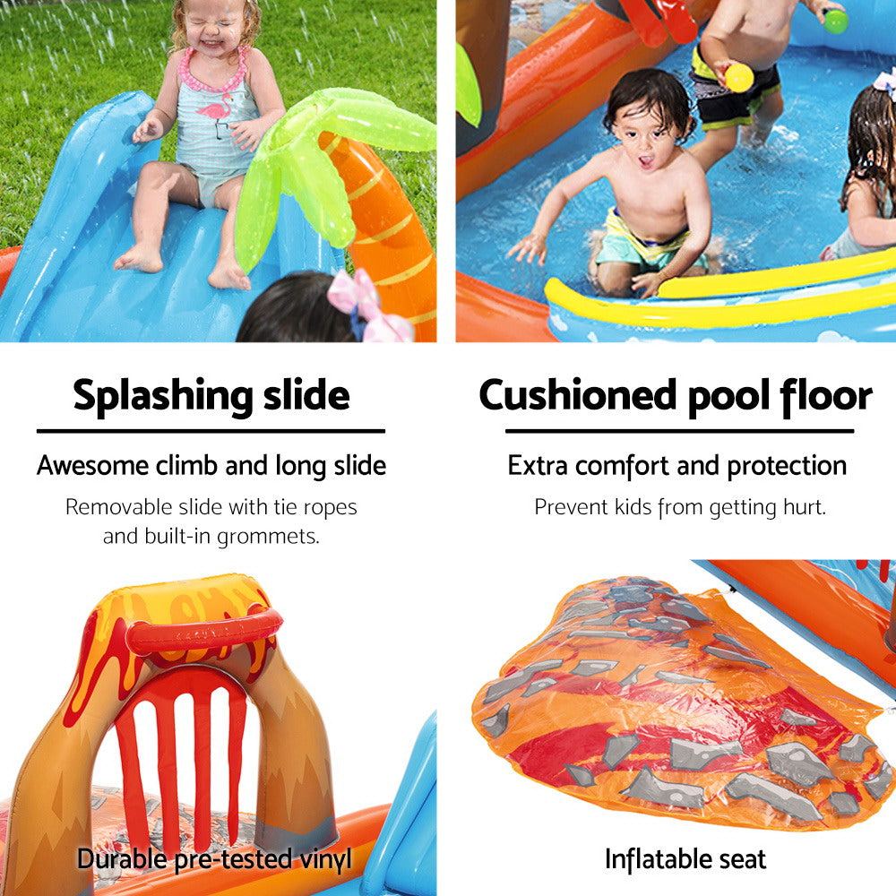 Bestway Kids Pool 265x265x104cm Inflatable Above Ground Swimming Play Pools 208L-4