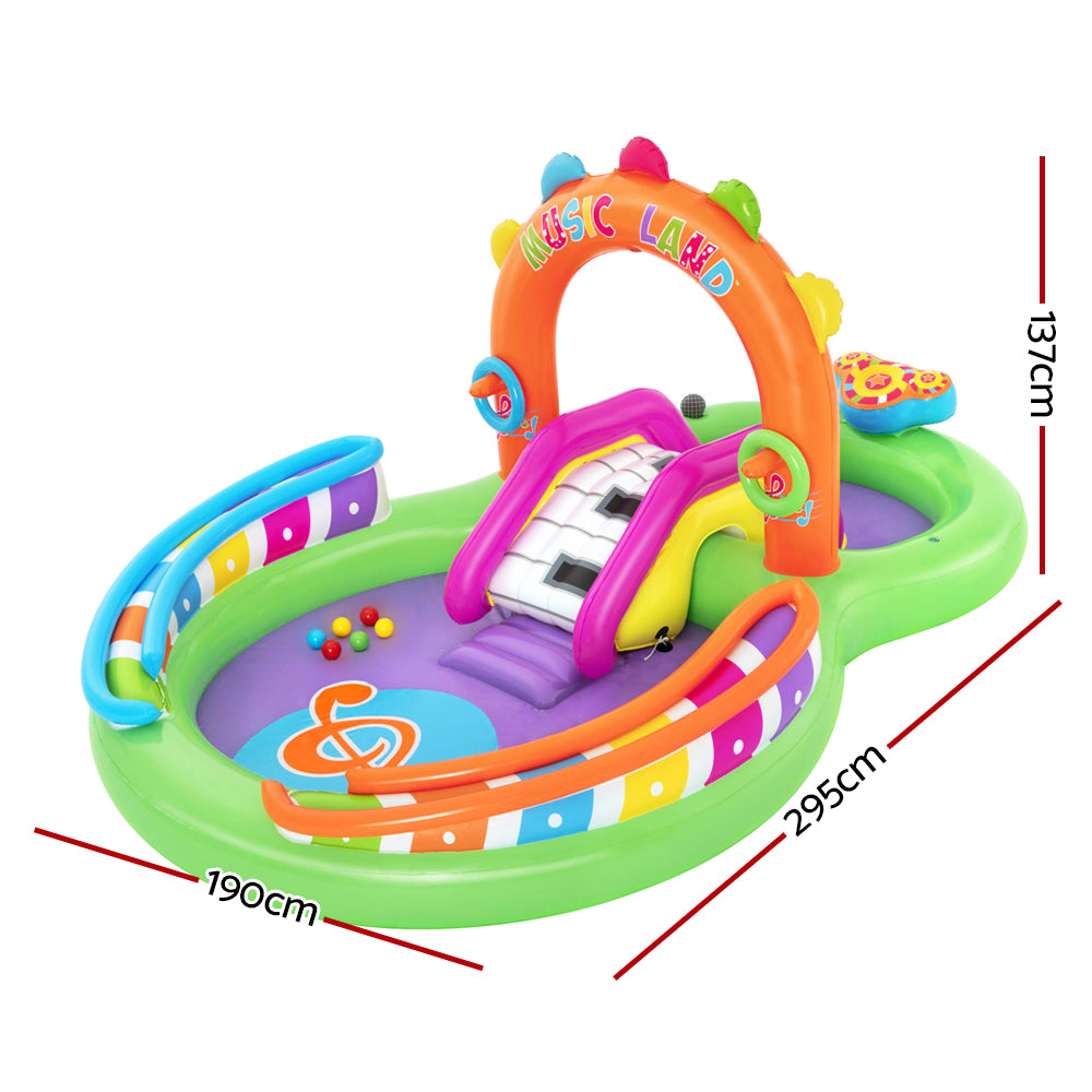 Bestway Kids Pool 295x190x137cm Inflatable Above Ground Swimming Play Pools 349L-1
