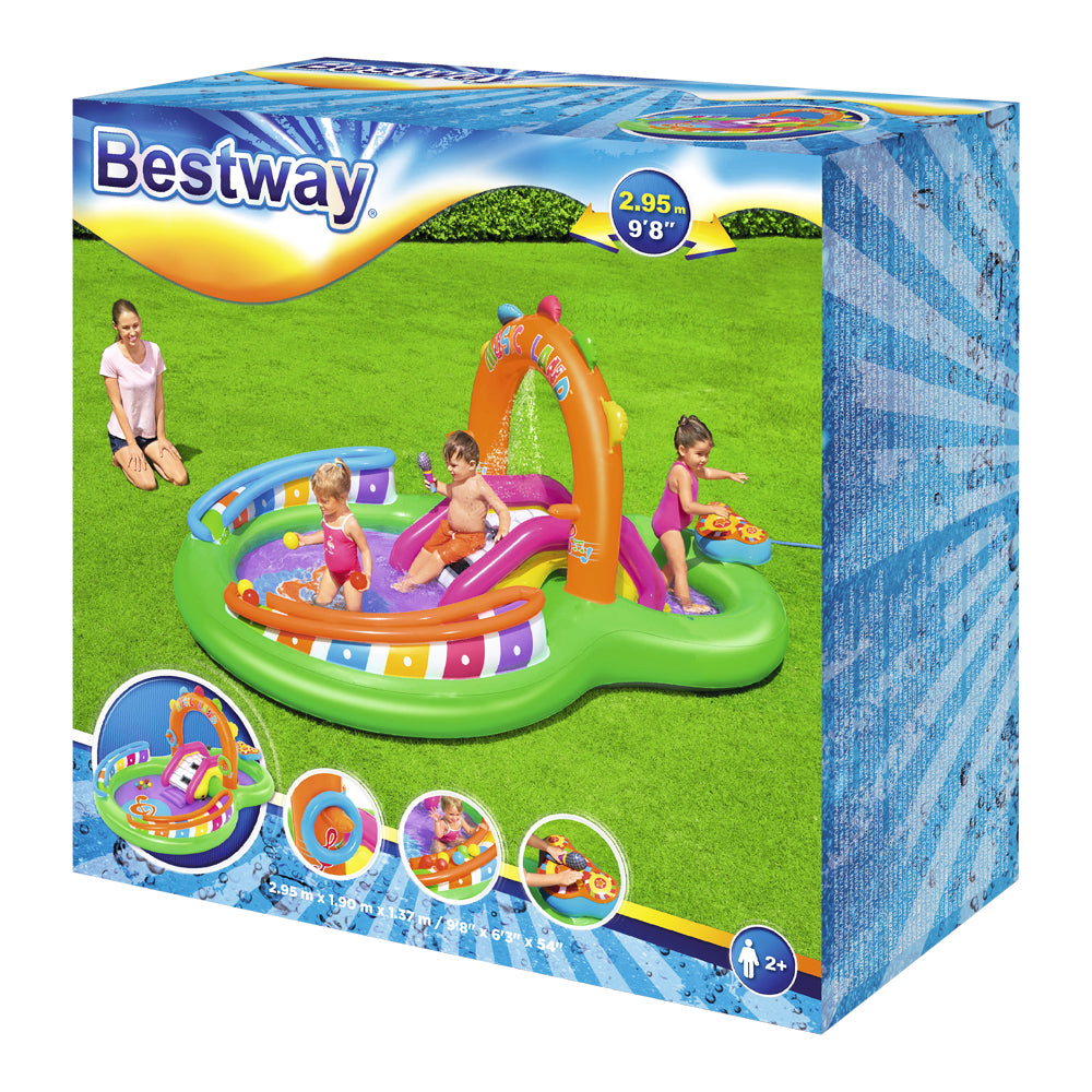 Bestway Kids Pool 295x190x137cm Inflatable Above Ground Swimming Play Pools 349L-5