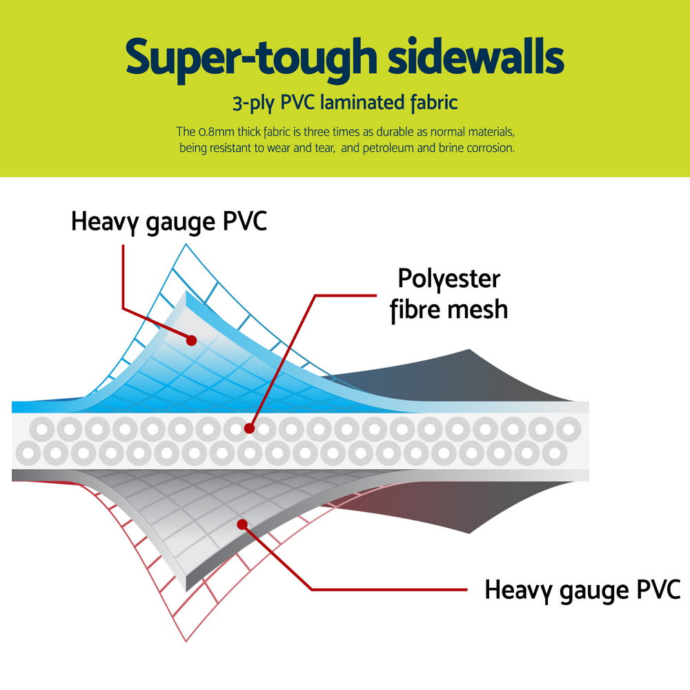 Bestway Swimming Pool 412x201x122cm Steel Frame Pool Set w/Pump Ladder-5