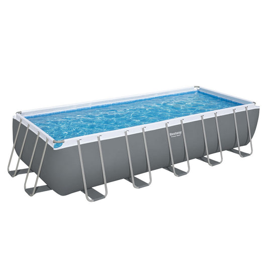 Bestway Swimming Pool 640x274x132cm Steel Frame Above Ground Pools Filter Pump Ladder 19281L-0