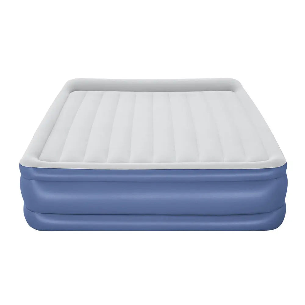 Bestway Air Mattress King Inflatable Bed 56cm Airbed Blue-2
