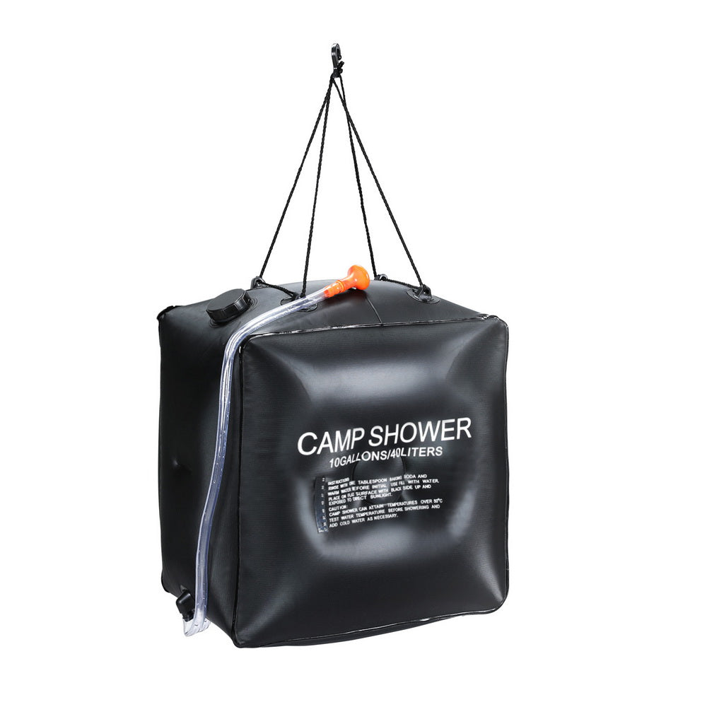 Weisshorn Camping Shower Bag 40L Black-0