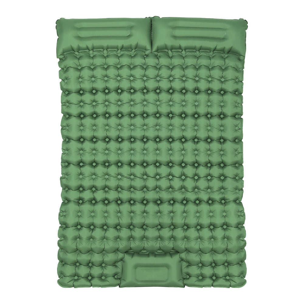 Weisshorn Self Inflating Mattress Camping Sleeping Mat Air Bed Pad Double Pillow-2