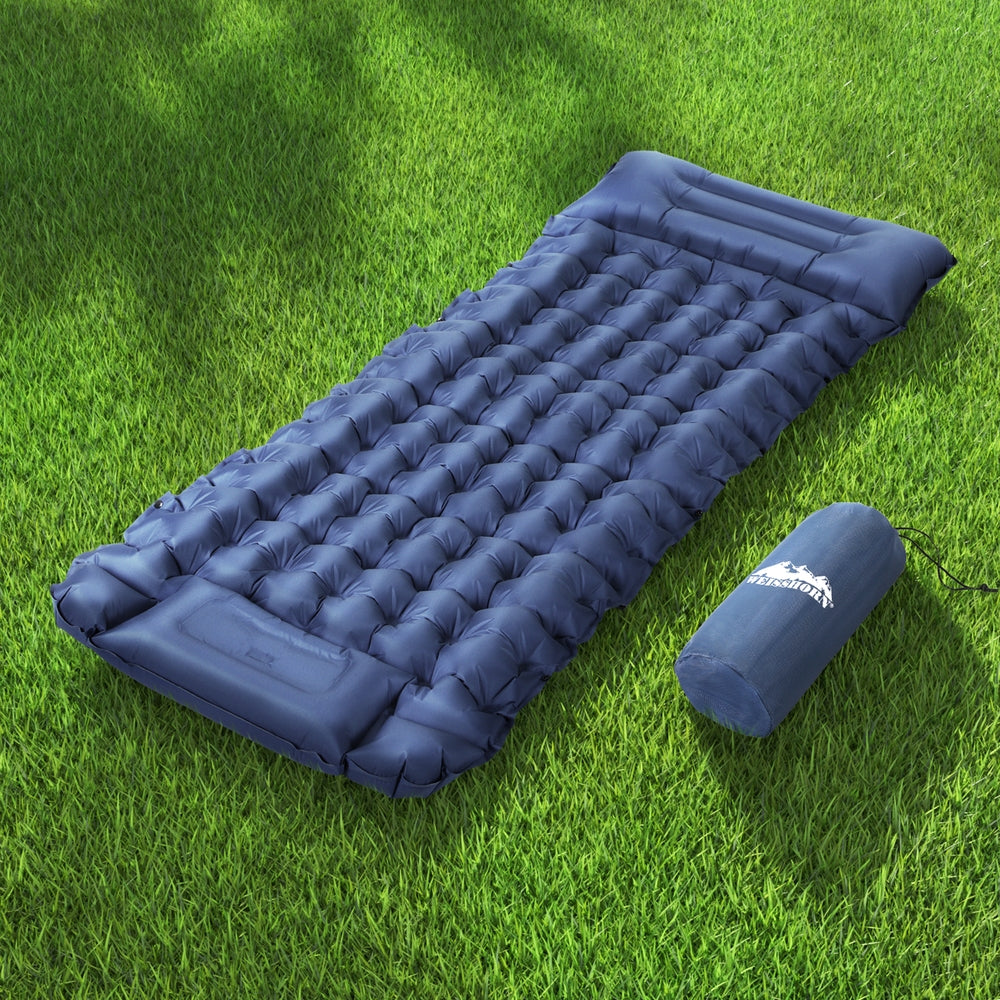 Weisshorn Self Inflating Mattress Camping Sleeping Mat Air Bed Single Pillow Bag-6