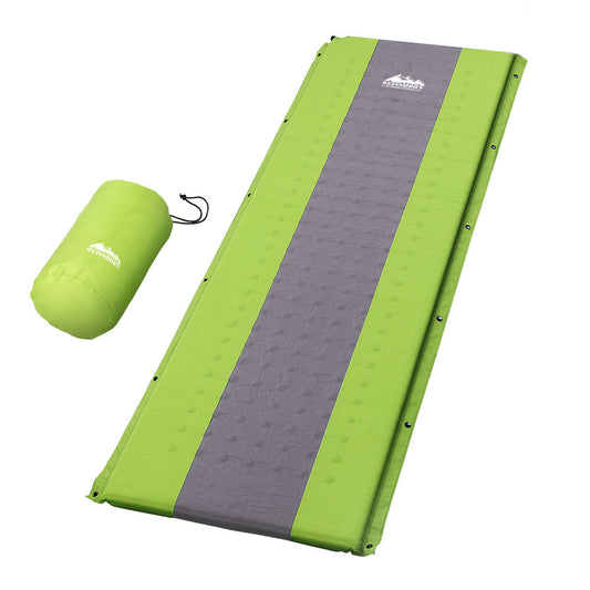 Weisshorn Self Inflating Mattress Camping Sleeping Mat Air Bed Pad Single Green-0