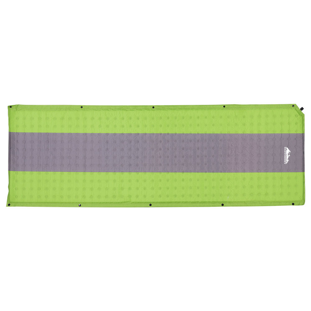 Weisshorn Self Inflating Mattress Camping Sleeping Mat Air Bed Pad Single Green-2