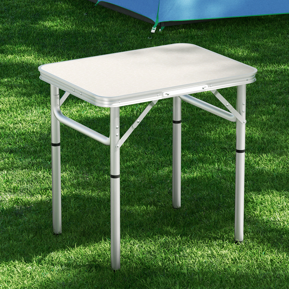 Weisshorn Folding Camping Table 60CM Adjustable Portable Outdoor Picnic Desk-7