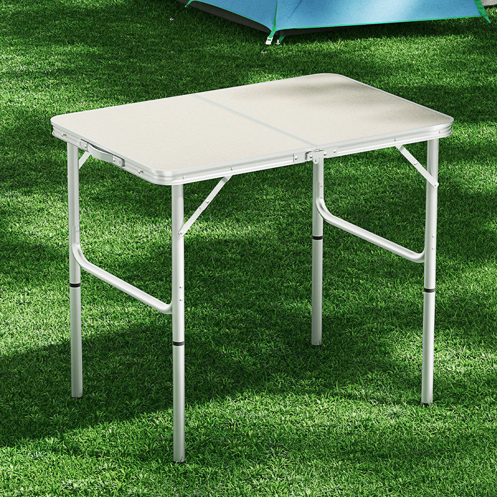 Weisshorn Folding Camping Table 90CM Adjustable Portable Outdoor Picnic Desk-7