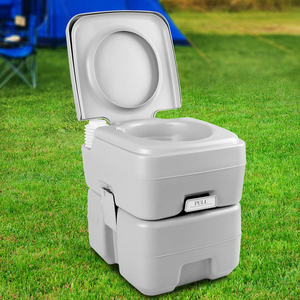 Weisshorn 20L Portable Camping Toilet Outdoor Flush Potty Boating-6