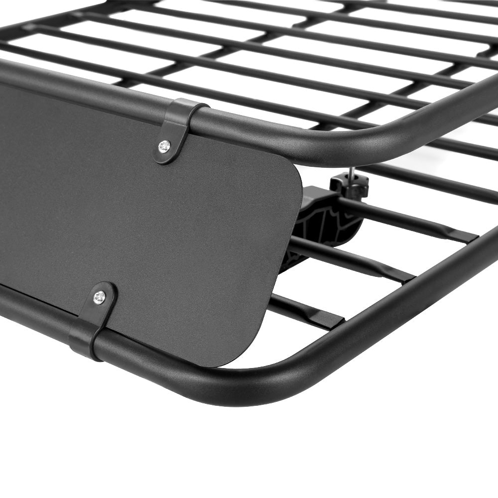 Giantz Universal Car Roof Rack Basket Luggage Vehicle Cargo Carrier 160cm Black-2