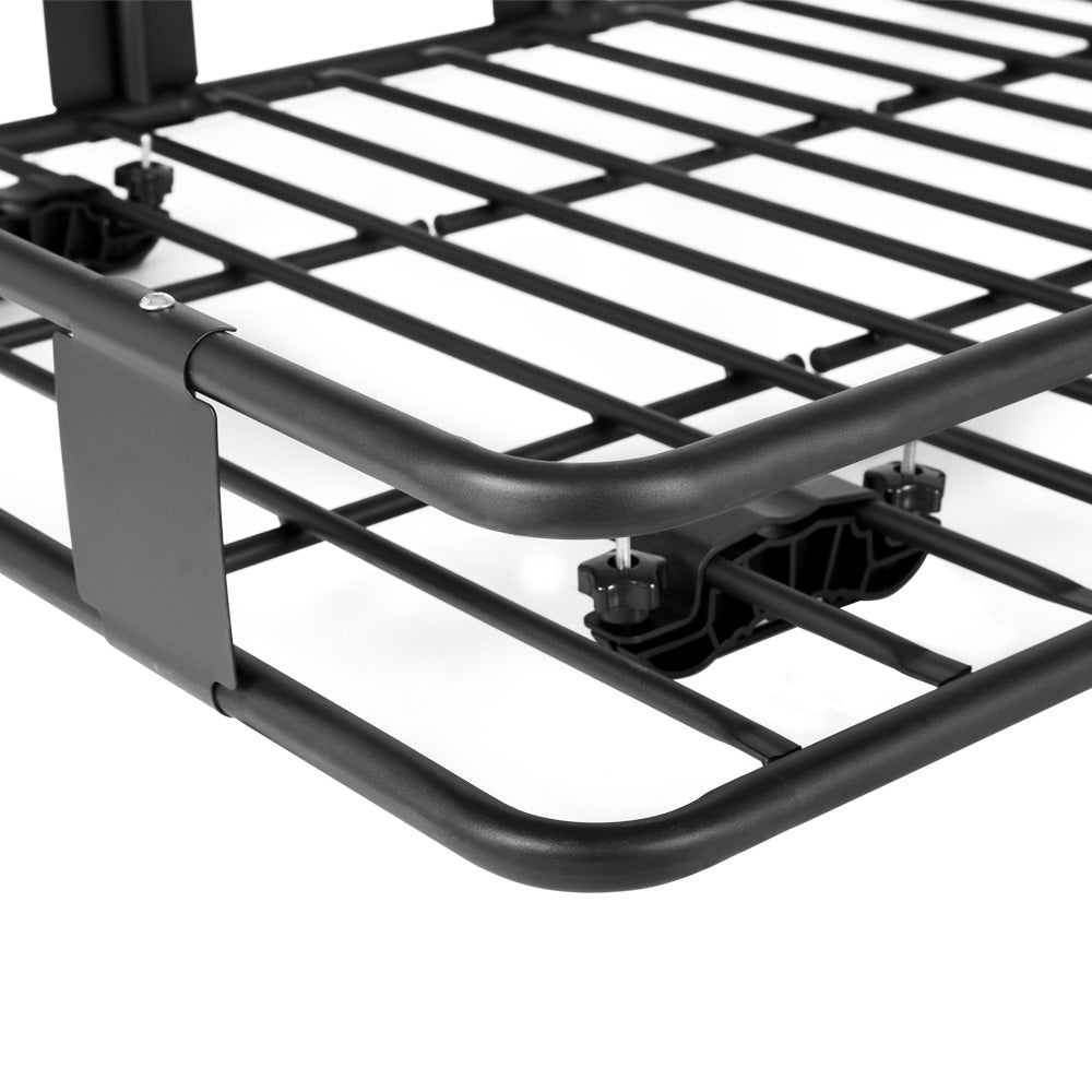 Giantz Universal Car Roof Rack Basket Luggage Vehicle Cargo Carrier 160cm Black-3