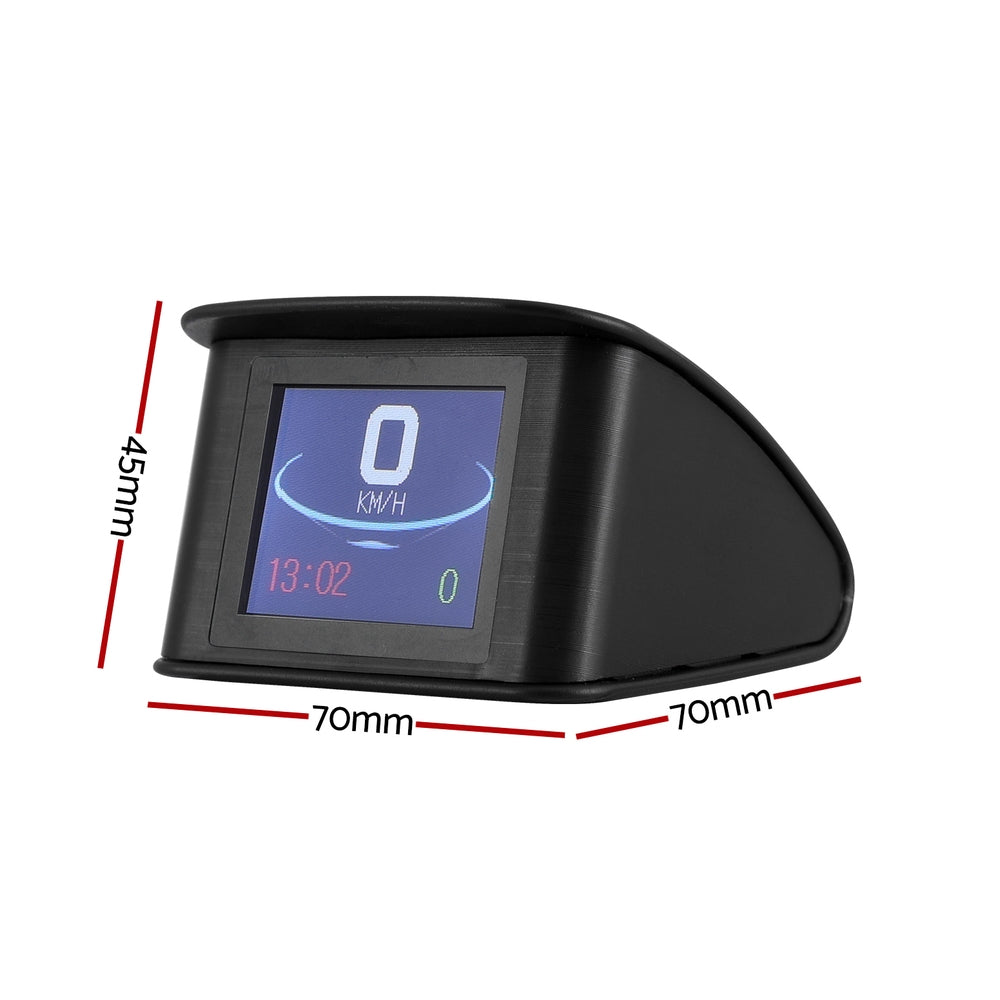 Giantz Universal Car Digital GPS Speedometer Heads Up Display Overspeed Warning Alarm-1