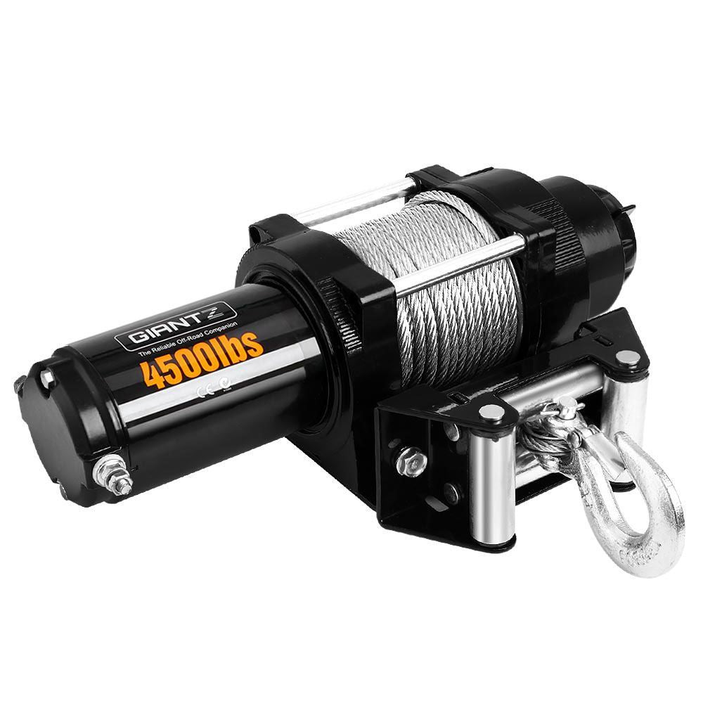 Giantz 4WD Electric Car Winch 4500LBS/2041KG-0