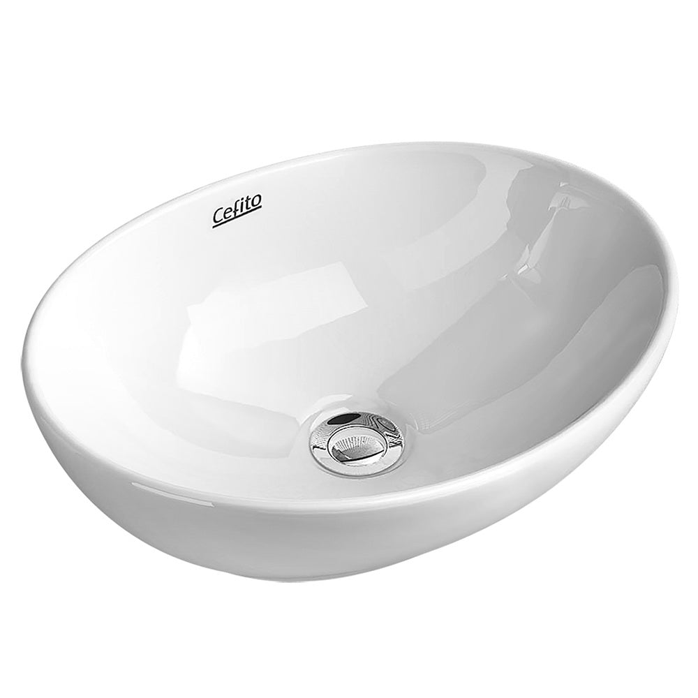 Cefito Bathroom Basin Ceramic Vanity Sink Hand Wash Bowl 41x34cm-0